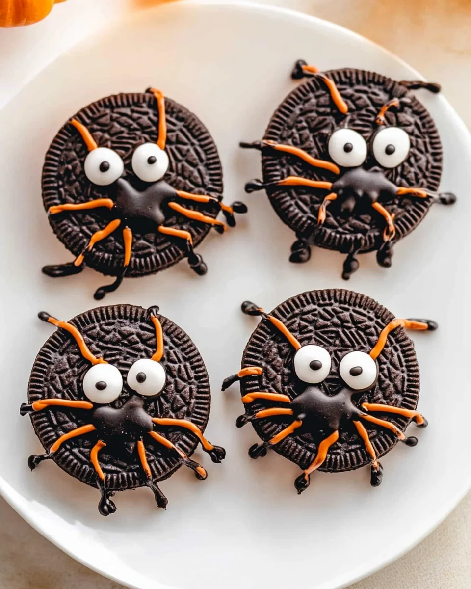 Oreo Spider Halloween Cookies
