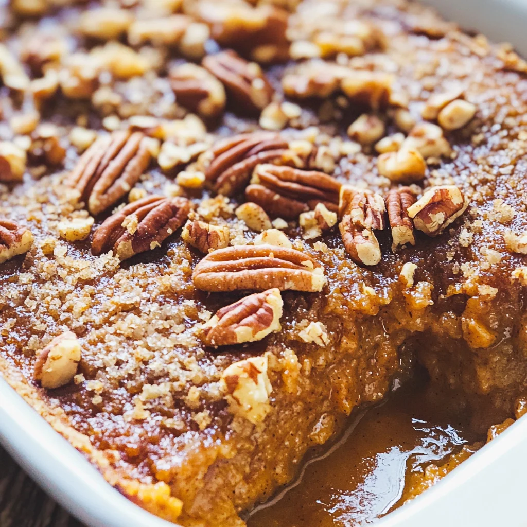 Pumpkin Pecan Cobbler