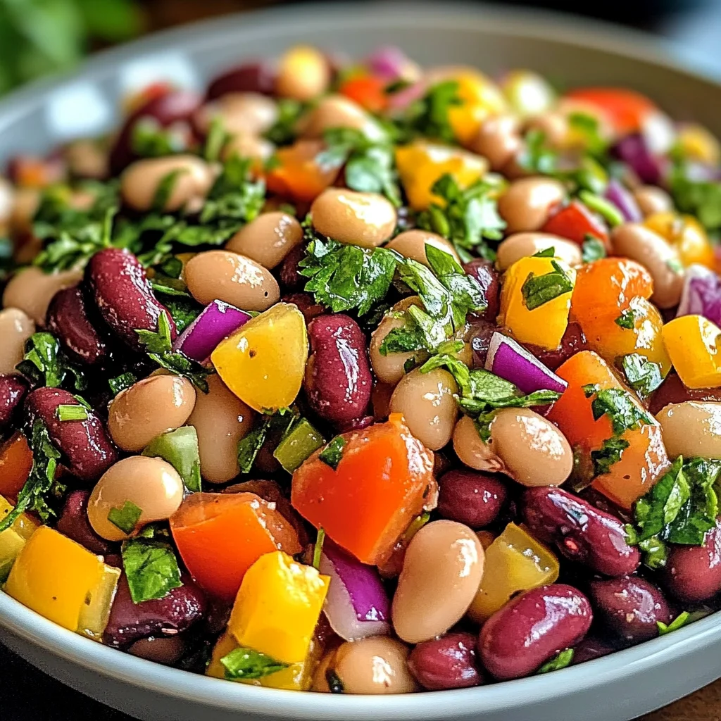 Rainbow Bean Salad: A Vibrant & Healthy Recipe