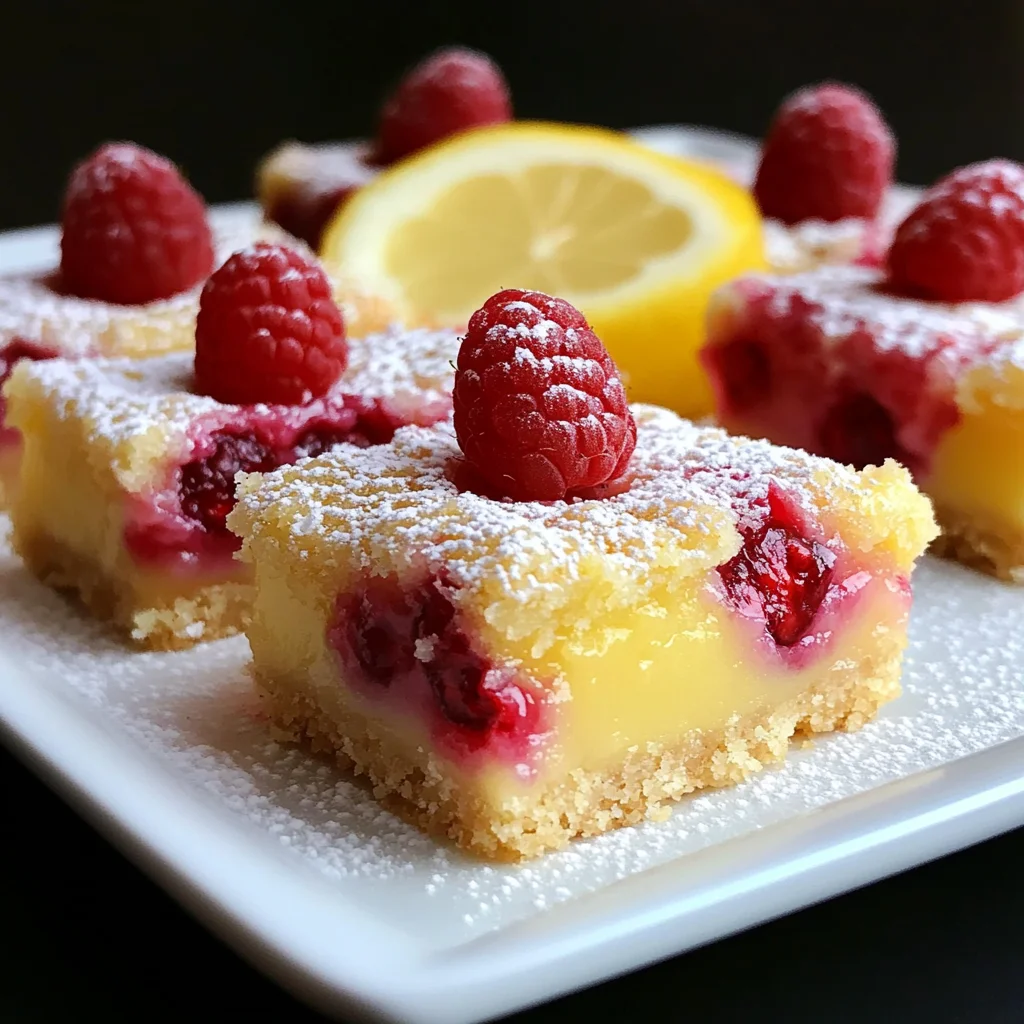 Raspberry Lemon Bars