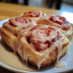 Strawberry Cheesecake Cinnabon Rolls