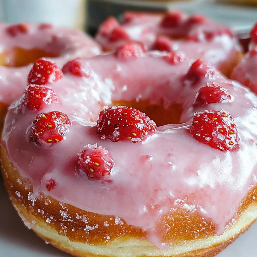Strawberry Donuts