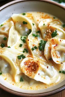 Thai Coconut Curry Dumpling Soup