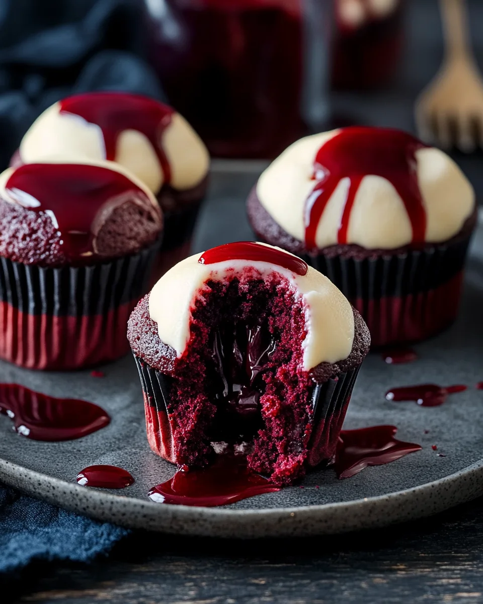 Vampire Bite Halloween Cupcakes: A Spooky Delight with a Deliciously Sinister Twist