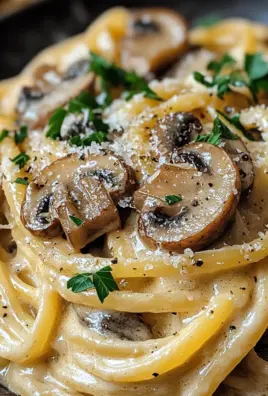 Caramelized Leek and Mushroom Gruyere Pasta