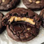 Chocolate Peanut Butter Filled Cookies