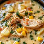 Crockpot Chicken Corn Chowder