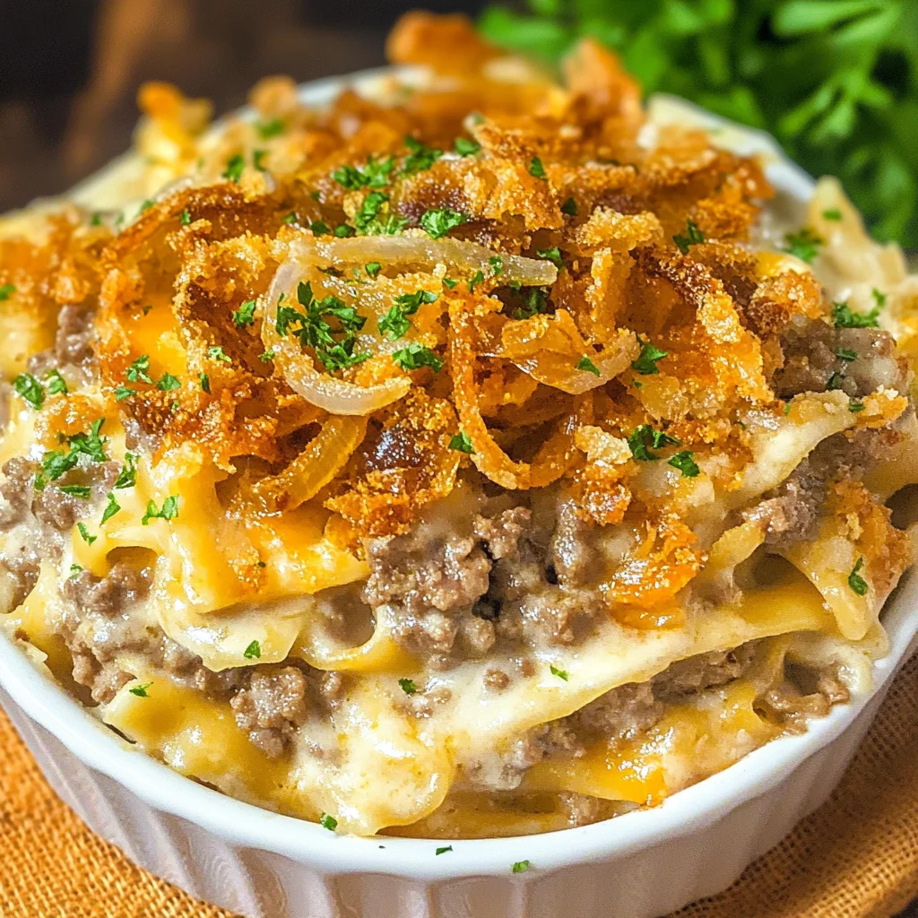 French Onion Beef Casserole