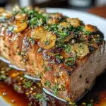 Garlic Herb Roasted Pork Tenderloin