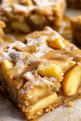 Maple Glazed Apple Blondies
