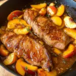 Peach Glazed Pork Tenderloin