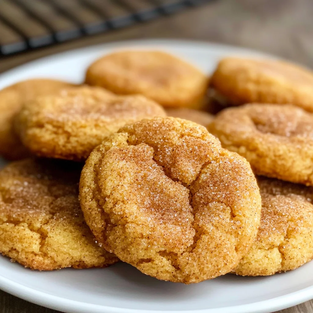 Soft Pumpkin Snickerdoodles