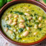 White Bean Pesto Soup